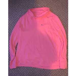 Pullover sweatshirt with bunched neck